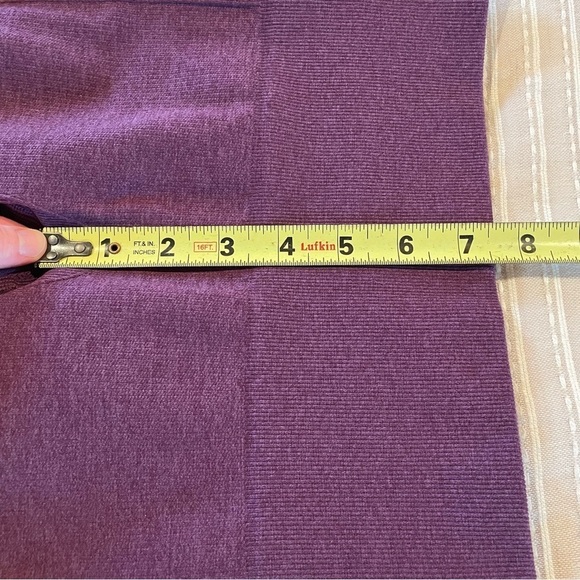 Lululemon In The Flow Crop II Leggings Heathered Berry Yum Yum Purple 2 W6B41S - Picture 7 of 8